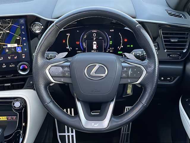 レクサス ＮＸ 450h+ Fスポーツ 岩手県 2021(令3)年 2.5万km ブレージングカーネリアンコントラストレイヤリング サンルーフ　ヘッドアップディスプレイ　レクサスチームメイト　１４型ナビ　全周囲カメラ　ＣＤ／ＤＶＤ再生　デジタルインナーミラー　ＡＣ１００Ｖコンセント　ＥＴＣ　純正２０インチＡＷ　ステアヒーター