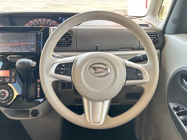 ダイハツ タント X LTD SA Ⅲ 愛知県 2018(平30)年 1.3万km ライトローズマイカメタリックⅡ 純正メモリナビ/フルセグTV・CD・DVD・Bluetooth・SD/パノラマビューモニター/両側パワースライドドア/衝突軽減ブレーキ/運転席シートヒーター/オートライト/ＬＥＤヘッドライト/コーナーセンサー/社外前方ドライブレコーダー/オートハイビーム/ステアリングスイッチ/純正フロアマット/純正ドアバイザー/スマートキー/プッシュスタート/保証書/取扱説明書