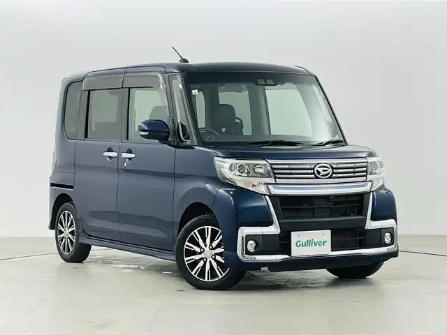 ダイハツ タント カスタム X トップED SA Ⅲ 福島県 2019(平31)年 4.5万km レーザーブルークリスタルシャイン スマートアシスト　/・衝突軽減システム/・オートマチックハイビーム/純正ＳＤナビゲーション/【AM/FM/DVD/CD/Bluetooth/フルセグ】　/型番:NSZN-W69D/全方位カメラ　/両側パワースライドドア　/オートハイビーム　/ドライブレコーダー　/ハーフレザーシート　/シートヒーター　/プッシュスタート　/・スマートキー　/ＬＥＤライト/・フォグライト/ステアリングスイッチ/純正フロアマット/ドアバイザー