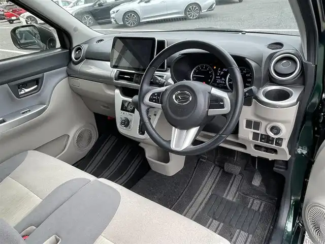 ダイハツ キャスト スタイル G SAⅢ 千葉県 2020(令2)年 6.2万km ダークエメラルドマイカ 社外9インチフローティングナビ/(フルセグTV/CD/DVD/BT/FM/AM/Blu-ray)/バックカメラ/衝突被害軽減システム/横滑り防止装置/ETC/ドライブレコーダー/アイドリングストップ/LEDヘッドライト/フォグランプ/オートライト/ウィンカーミラー/電動格納ミラー/純正15インチAW/プッシュスタート/スマートキー/純正フロアマット/ドアバイザー/スペアキー/取扱説明書/保証書