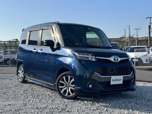 トヨタ タンク カスタムG－T 長崎県 2018(平30)年 6万km レーザーブルークリスタルシャイン 社外ナビ/(CD/DVD/BT/フルセグ)/全方位カメラ/衝突軽減ブレーキ/両側パワースライドドア/クルーズコントロール/ETC/前席シートヒーター/ドライブレコーダー/スマートキー/プッシュスタート/純正15インチAW