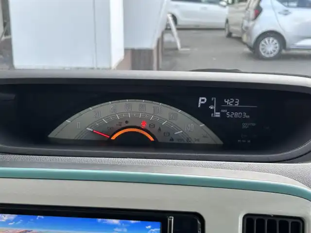 ダイハツ ムーヴ キャンバス X メイクアップ SA Ⅱ 静岡県 2016(平28)年 5.3万km パールホワイトⅢ/ファインミントメタリック 2トーン 衝突軽減システム/スマートアシスト2/エクリプス社外ナビ/フルセグ/CD DVD/Bluetooth/バックカメラ/コーナーセンサー/ドライブレコーダー/ETC/ステアリングスイッチ/スマートキー/プッシュスタート