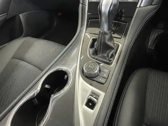 日産 スカイライン ハイブリッド 350GT 道央・札幌 2014(平26)年 8.7万km ハガネブルーM メーカー純正ナビ/　フルセグ/ラジオ/CD/DVD/BT/USB/バックカメラ/純正フロアマット/車線逸脱警報　/クルーズコントロール　　/冬タイヤ純正組セット/衝突検知システム
