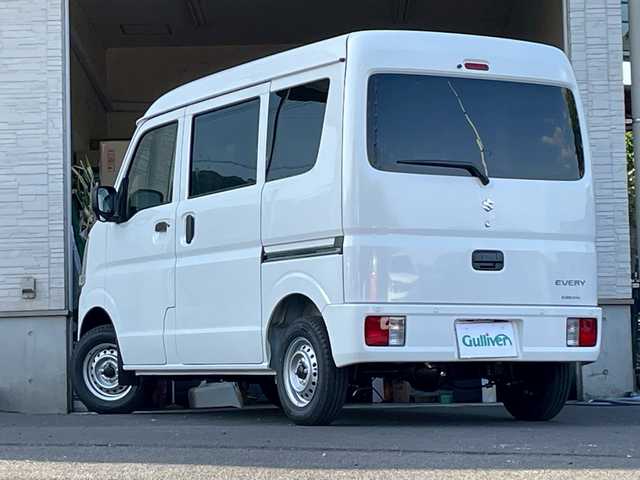 スズキ エブリイ PA 大分県 2025(令7)年 0.1万km未満 白 登録済み未使用車/パワーステアリング