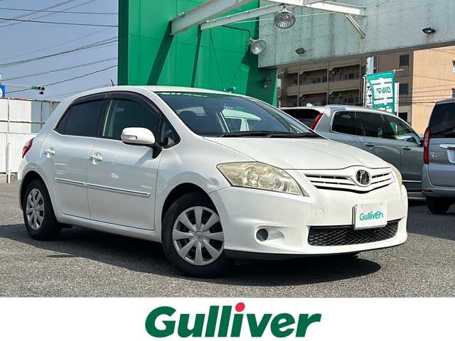 トヨタ オーリス 150X 岐阜県 2010(平22)年 11.7万km ホワイトパールクリスタルシャイン ディーラーオプションナビNSDN-W59/ワンセグAM、FM/プッシュスタート/社外フロアマット/バックカメラ/ETC
