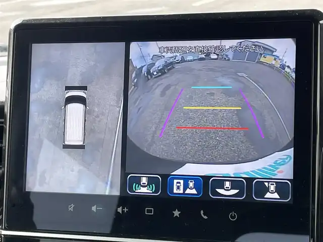 スズキ スペーシア カスタム HYBRID XS 道央・札幌 2023(令5)年 1.6万km ブルーイッシュブラックパール3 ４WD/純正ディーラーOPナビ/CD/DVD/BT/フルセグ/デュアルカメラブレーキサポート/横滑り防止装置/レーダークルーズコントロール/レーンキープアシスト/リアパーキングセンサー/アラウンドビューモニター/ビルトインETC/ドライブレコーダー/アイドリングストップ/両側パワースライドドア/前席シートヒーター/ハーフレザーシート/革巻きステアリング/ステアリングリモコン/プッシュスタート/スマートキー/LEDヘッドライト/オートライト/オートハイビーム/フォグランプ/電動格納ミラー/ヒーテッドドアミラー/ウィンカーミラー/純正フロアマット/ドアバイザー