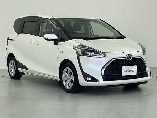 トヨタ シエンタ ハイブリッド ファンベースG 岐阜県 2019(令1)年 4.6万km ホワイトパールクリスタルシャイン 純正ナビ　/フルセグＴＶ　/シートヒーター　/両側オートスライドドア　/全方位カメラ　/エンジンスタートボタン　/クルーズコントロール　/Ｂｌｕｅｔｏｏｔｈ　/衝突軽減ブレーキ　/電格ミラー　/ハンドルヒーター/コーナーセンサー/スペアキー/純正フロアマット