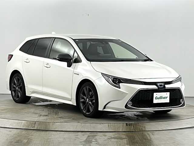 トヨタ カローラツーリング ハイブリッド ダブルバイビー 愛知県 2019(令1)年 4.3万km ホワイトパールクリスタルシャイン 純正9インチディスプレイオーディオ/・フルセグTV/・バックカメラ/・Bluetooth/トヨタセーフティセンス/・レーンキープアシスト/・レーダークルーズコントロール/・ブラインドスポットモニター/ビルトインETC2.0/ステアリングスイッチ/LEDヘッドライト/ハーフレザーシート/スマートキー/スペアキー/純正17インチAW