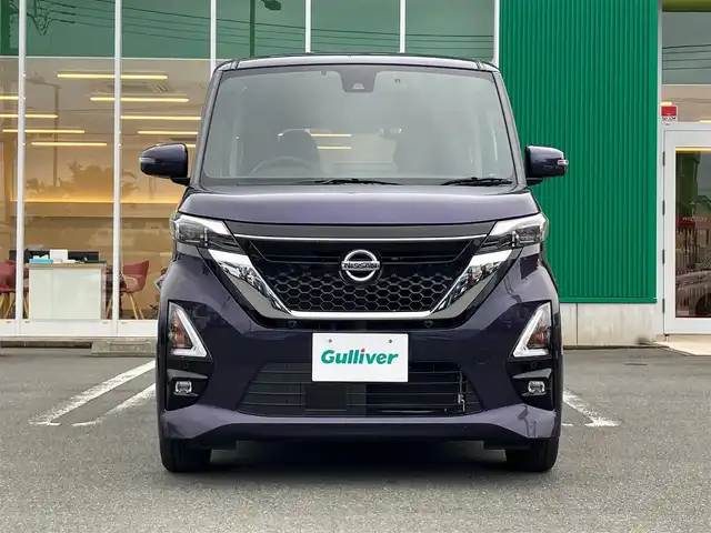 日産 ルークス HWS Gターボ プロパイロットED 静岡県 2020(令2)年 2.3万km アメジストパープル エンジンスタートボタン/パワーウィンドウ/パワーステアリング/アイドリングストップ/スマートキー/オートエアコン/クルーズコントロール/USB入力端子/全方位カメラ/純正ETC2.0/純正ナビ（CD.DVD.BT.フルセグ）/純正ドライブレコーダー/純正アルミホイール/純正フロアマット/ベンチシート/両側パワースライドドア/ABS/横滑り防止装置/コーナーセンサー前後/レーンキープアシスト/盗難防止装置/オートライト/LEDライト/W+サイドエアバック/衝突軽減システム