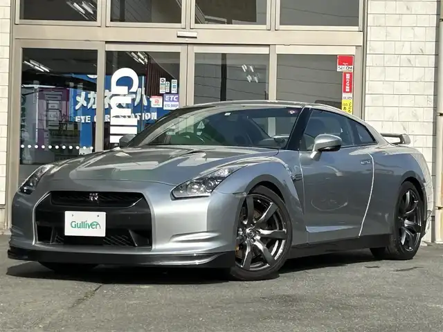 日産 ＧＴ－Ｒ 岩手県 2008(平20)年 5.1万km アルティメイトメタルシルバー 純正ナビ　/ハーフレザーシート白　/クルーズコントロール　/地デジＴＶ　/プッシュスタート /スマートキー　/スペアキー　/ビルトインETC/保証書　取説