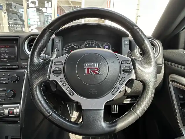 日産 ＧＴ－Ｒ 岩手県 2008(平20)年 5.1万km アルティメイトメタルシルバー 純正ナビ　/ハーフレザーシート白　/クルーズコントロール　/地デジＴＶ　/プッシュスタート /スマートキー　/スペアキー　/ビルトインETC/保証書　取説