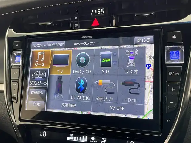 トヨタ ハリアー プレミアム 愛知県 2017(平29)年 6.2万km ホワイトパールクリスタルシャイン アルパイン１０型ナビ　モデリスタ　禁煙車　フルセグＴＶ　バックカメラ　電動リヤゲート　ドラレコ　ＥＴＣ　セーフティセンス　衝突軽減　レーダー探知機　３眼ＬＥＤヘッドライト　追従クルコン　ｎａｎｏｅ