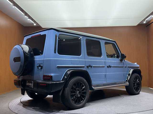 メルセデス・ベンツ ゲレンデヴァーゲン Ｇ４００ｄ AMGライン 千葉県 2021(令3)年 4.1万km 青 特別仕様車マヌファクトゥーアエディション　/ラグジュアリーＰＫＧ　/ＡＭＧライン　/ＳＲ　/黒革　/Ｂｕｒｍｅｓｔｅｒ　/ＡＣＣ　/アダプティブダンピング　/シートＨプラス　/ベンチレーター　/リラクゼーション機能
