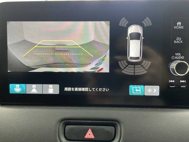 ホンダ ヴェゼル ハイブリッド e:HEV X 大阪府 2023(令5)年 3.5万km クリスタルブラックパール 純正９インチワイドディスプレイオーディオ/【BT/フルセグTV/ナビ/USB]/バックカメラ/ワイヤレス充電器/ETC2.0/ドライブレコーダー前後　DRH-224SD/衝突被害軽減システム/レーンキープアシスト/コーナーセンサー前後/クルーズコントロール追跡/オートライト/パドルシフト/BRAKEHOLD/純正17インチアルミホイール/純正フロアマット/スペアキー