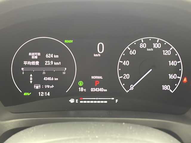 ホンダ ヴェゼル ハイブリッド e:HEV X 大阪府 2023(令5)年 3.5万km クリスタルブラックパール 純正９インチワイドディスプレイオーディオ/【BT/フルセグTV/ナビ/USB]/バックカメラ/ワイヤレス充電器/ETC2.0/ドライブレコーダー前後　DRH-224SD/衝突被害軽減システム/レーンキープアシスト/コーナーセンサー前後/クルーズコントロール追跡/オートライト/パドルシフト/BRAKEHOLD/純正17インチアルミホイール/純正フロアマット/スペアキー