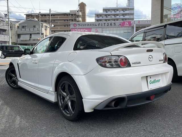 マツダ ＲＸ－８ タイプ S 大阪府 2007(平19)年 14.2万km クリスタルホワイトパールマイカ 社外HDDナビ/DVD再生/スマートキー/ETC/社外18インチアルミホイル/社外マフラー/BOSEサウンド