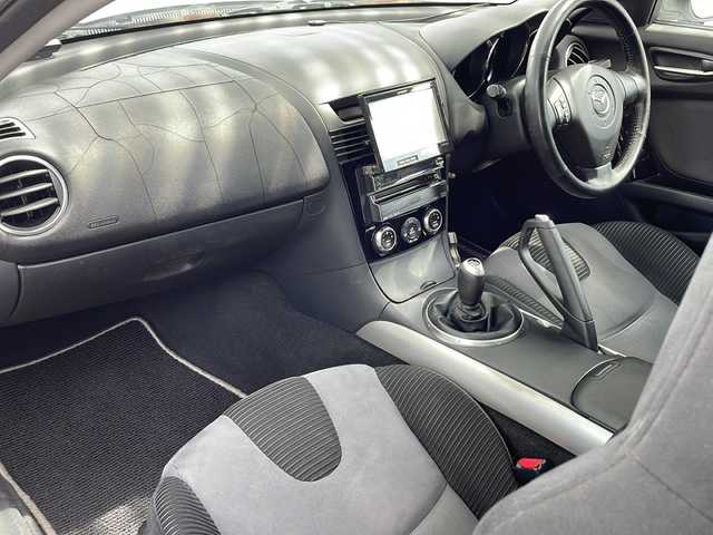 マツダ ＲＸ－８ タイプ S 大阪府 2007(平19)年 14.2万km クリスタルホワイトパールマイカ 社外HDDナビ/DVD再生/スマートキー/ETC/社外18インチアルミホイル/社外マフラー/BOSEサウンド