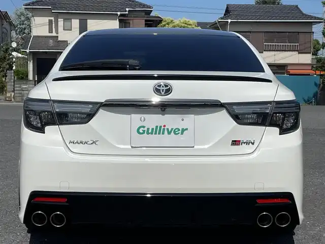 トヨタ マークＸ GRMN 千葉県 2019(令1)年 1.8万km ホワイトパールクリスタルシャイン 350台限定車/フルオリジナル車両/OPカーボンルーフ/専用BBS19インチAW/専用ブレーキ/専用スポーツシート/専用サスショック/HIDヘッドライト/LEDフォグライト/LEDビーム/ビルトインETC/専用SDナビ/フルセグTV/バックカメラ/保証書/取扱説明書/スペアキー