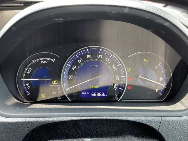 トヨタ エスクァイア ハイブリッド Gi 岐阜県 2020(令2)年 4.8万km ホワイトパールクリスタルシャイン 登録時走行距離：47514km/ワンオーナー/モデリスタエアロ/純正SDナビ（NSZT-Y68）/CD・フルセグテレビ（キャンセラー付き）・AM・FM・BT・USB/バックカメラ/フリップダウンモニター/クルーズコントロール/ビルトインETC/前席シートヒーター/前後ドライブレコーダー/パーキングサポートブレーキ/クリアランスソナー/先行車発進告知/レーンディパーチャーアラート/両側パワースライドドア/オートライト/オートハイビーム/ステアリングスイッチ/電動格納ウィンカーミラー/純正フロアマット/スタッドレスタイヤ車載/保証書/取扱説明書/スペアキー