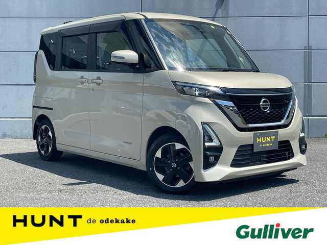 日産 ルークス HWS X プロパイロットED 千葉県 2020(令2)年 5.7万km フローズンバニラパール プロパイロット/　衝突軽減ブレーキ/レーンキープアシスト/　レーダークルーズコントロール/オートハイビーム/　クリアランスソナー/ブラインドスポットモニター/純正9インチナビ/　フルセグ/BT/DVD/CD/AUX/MAV/アラウンドビューモニター/ETC/両側パワースライドドア/ハンズフリースライドドア/電動パーキングブレーキ/プラズマクラスター付きサーキュレーター/LEDヘッドライト/オートライト/フォグライト/スマートキー/プッシュスタート/電動格納/ウィンカーミラー/純正フロアマット/純正14インチAW