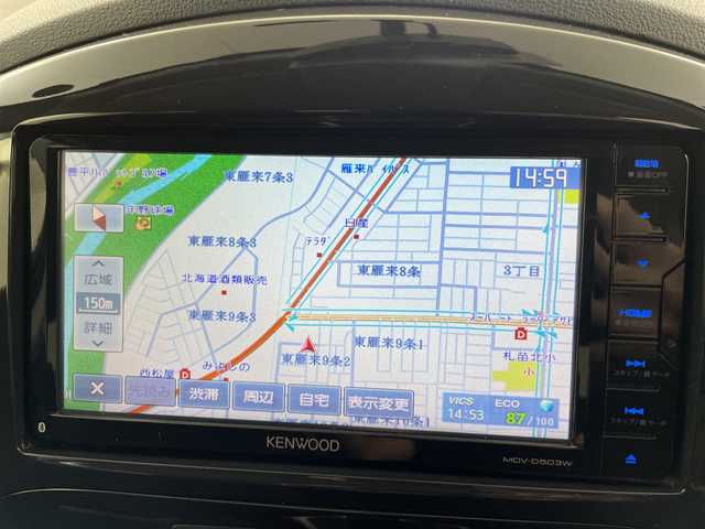 日産 ジューク 16GT FOUR タイプV 道央・札幌 2014(平26)年 5.7万km ラディアントレッド ・4WD/・社外SDナビ/・フルセグTV/BT/CD/DVD/・バックカメラ/・オートライト/キセノンライト/・前後ドライブレコーダー/・社外アルミ付き冬タイヤ積込/・横滑り防止機能/・スペアキー１本/・ETC