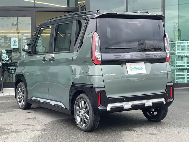 三菱 デリカミニ T プレミアム 東京都 2025(令7)年 0.1千km 緑Ⅱ 届出済未使用車/純正9インチディスプレイオーディオ/アラウンドビューモニター/マイパイロット/デジタルインナーミラー/両側パワースライドドア/アダプティブクルーズコントロール/ハーフレザーシート/シートヒーター/ステアリングヒーター/パドルシフト/アイドリングストップ/LEDヘッドライト/e-Assist/衝突軽減ブレーキ/レーンキープアシスト/オートマチックハイビーム/コーナーセンサー