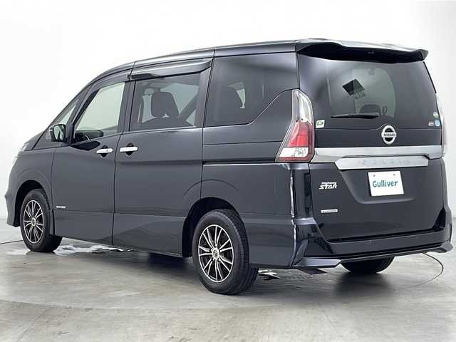 日産 セレナ ハイウェイスターVセレクションⅡ 道央・札幌 2019(平31)年 6.1万km ダイヤモンドブラック ・4WD/・ワンオーナー/・純正9インチナビ&CD&DVD&BD&USB&AUX&SD&フルセグTV/・アラウンドビューモニター/・両側パワースライドドア/・クルーズコントロール/・インテリジェントパーキングアシスト/・エマージェンシーブレーキ/・アイドリングストップ/・前席シートヒーター/・ステアリングヒーター/・ETC/・純正フロアマット/・LEDヘッドライト/・オートライト/・スマートキー/・スペアキー/・純正エンジンスターター/・保証書/・取扱説明書