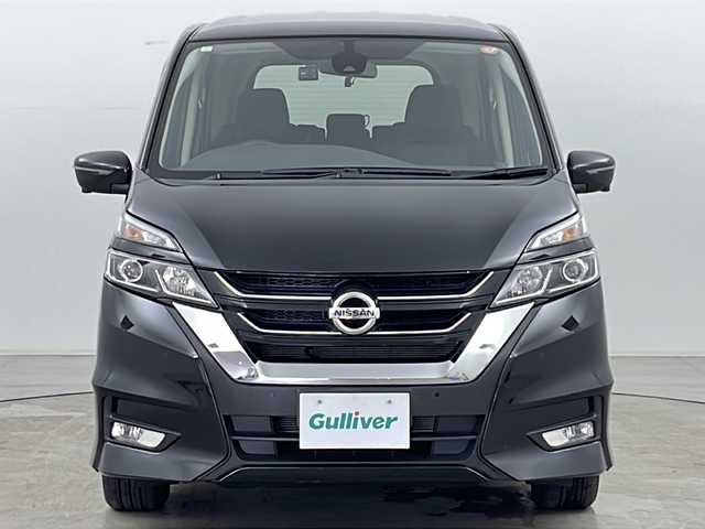 日産 セレナ ハイウェイスターVセレクションⅡ 道央・札幌 2019(平31)年 6.1万km ダイヤモンドブラック ・4WD/・ワンオーナー/・純正9インチナビ&CD&DVD&BD&USB&AUX&SD&フルセグTV/・アラウンドビューモニター/・両側パワースライドドア/・クルーズコントロール/・インテリジェントパーキングアシスト/・エマージェンシーブレーキ/・アイドリングストップ/・前席シートヒーター/・ステアリングヒーター/・ETC/・純正フロアマット/・LEDヘッドライト/・オートライト/・スマートキー/・スペアキー/・純正エンジンスターター/・保証書/・取扱説明書