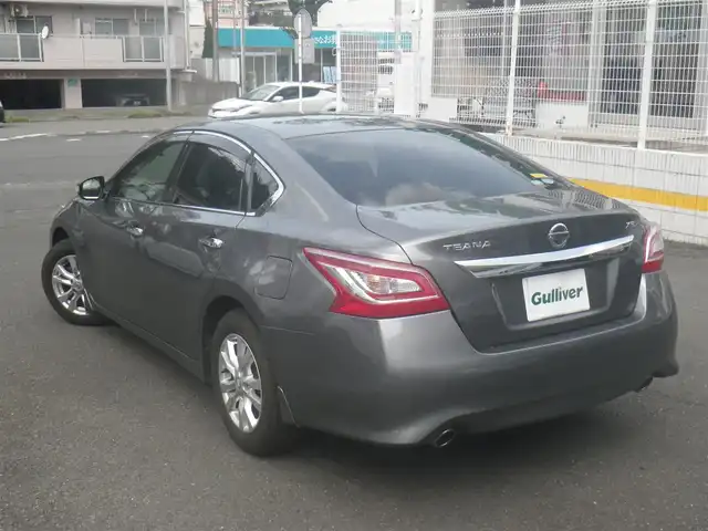 日産 ティアナ XE 神奈川県 2014(平26)年 3.4万km ダークメタルグレー 登録時33416km/純正SDナビ　フルセグTV/（SD/USB/CD）/バックカメラ/前後ドライブレコーダー（ユピテル）/ビルトインETC/純正16インチAW/オートライト/純正フロアマット/純正サイドバイザー/インテリキーx2/取説書