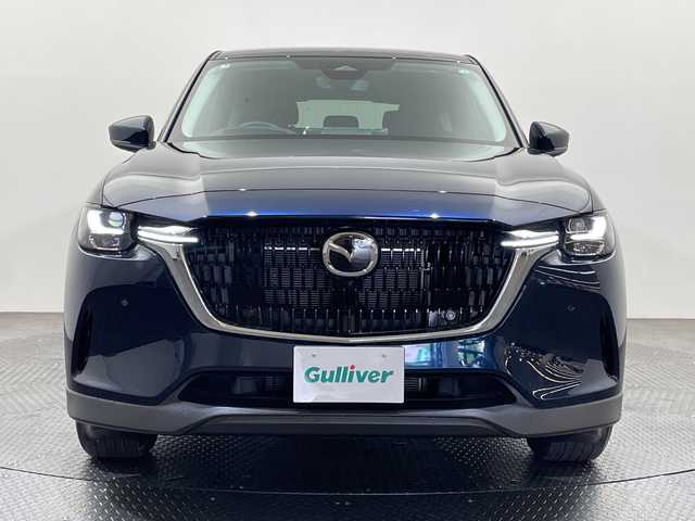 マツダ ＣＸ－６０ 25S Sパッケージ 愛媛県 2025(令7)年 0.4万km ディープクリスタルブルーマイカ １２．３型ナビ/フルセグ／Ｂｌｕｅｔｏｏｔｈ／ＵＳＢ/全方位カメラ/衝突軽減ブレーキ/レーダークルーズコントロール/レーンキープアシスト/ＥＴＣ/ブラインドスポットモニター/前後コーナーセンサー/オートマチックハイビーム