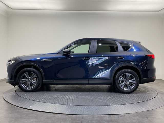 マツダ ＣＸ－６０ 25S Sパッケージ 愛媛県 2025(令7)年 0.4万km ディープクリスタルブルーマイカ １２．３型ナビ/フルセグ／Ｂｌｕｅｔｏｏｔｈ／ＵＳＢ/全方位カメラ/衝突軽減ブレーキ/レーダークルーズコントロール/レーンキープアシスト/ＥＴＣ/ブラインドスポットモニター/前後コーナーセンサー/オートマチックハイビーム