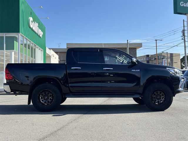 トヨタ ハイラックス Z 道東・釧路十勝 2018(平30)年 5万km アティチュードブラックマイカ 4WD/寒冷地仕様車/運転支援システム/・PCS(プリクラッシュセーフティ)/・LDA(レーンディパーチャーアラート)/・クルーズコントロール/ALPINEフローティングナビ/ (CD/DVD/BT)/フルセグTV/バックカメラ/ETC/ALPINEドライブレーコーダー/革巻きステアリング/ステアリングスイッチ/プッシュスタート/スマートキー/スペアキー/社外17インチAW/オートライト/純正LEDヘッドライト/フォグランプ/ (フロント/リア)/純正ドアバイザー/電動格納ミラー/ウインカーミラー/ミラーヒーター/横滑り防止装置/DAC(ダウンヒルアシストコントロール)/ナビ取扱説明書/取扱説明書/保証書