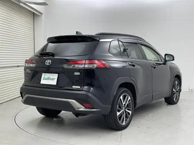 トヨタ カローラ クロス ハイブリッド Z 茨城県 2023(令5)年 3.2万km ホワイトパールクリスタルシャイン 純正ナビ/・Bluetooth接続/・バックカメラ（全方位モニター）/ハーフレザーシート/パワーシート（運転席）/サンルーフ/電動リアゲート/ドライブレコーダー（前後）/コーナーセンサー/ルーフレール/オートマチックハイビーム/レーンアシストキープ/アイドリングストップ/ABS/横滑り防止装置/盗難防止装置/衝突被害軽減システム