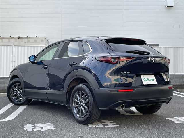 マツダ ＣＸ－３０ 20S 群馬県 2020(令2)年 2.1万km ディープクリスタルブルーマイカ 衝突軽減ブレーキシステム/レーダークルーズコントロール/純正メーカーナビゲーション/（CD/DVD/USB/HDMI/BT/フルセグTV）/バックカメラ/ビルトインETC/オートホールド/クリアランスソナー/i-stop/ステアリングスイッチ/LEDヘッドライト/電格ミラー/純正フロアマット/純正16インチアルミホイール/スタッドレスタイヤ車載