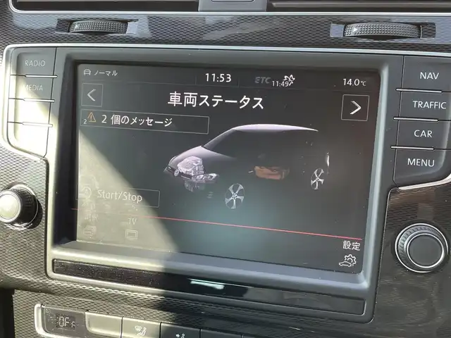 フォルクスワーゲン ゴルフ ＧＴＩ 東京都 2017(平29)年 3万km ピュアホワイト 純正ナビ/フルセグTV/360°カメラ/GTiパフォーマンス19AW/DCCパッケージ/DiscoverProパッケージ/ACC/BSM/レーンキープ