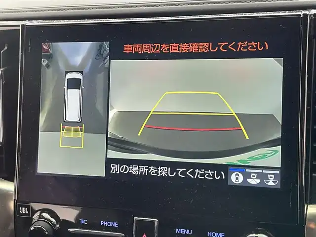 トヨタ アルファードハイブリット S タイプゴールドⅡ 愛知県 2021(令3)年 5.5万km ブラック メーカーナビ　フルセグＴＶ　ＪＢＬサウンド　全方位カメラ　ハーフレザー　ＡＣ１００Ｖ電源　前後ドラレコ　パーキングアシスト　三眼ＬＥＤ　電動リアゲート　両側パワスラ　衝突軽減　コーナーセンサー　トヨタセーフティセンス　レーダークルーズコントロール　フォグランプ　オットマン　ETC　禁煙車