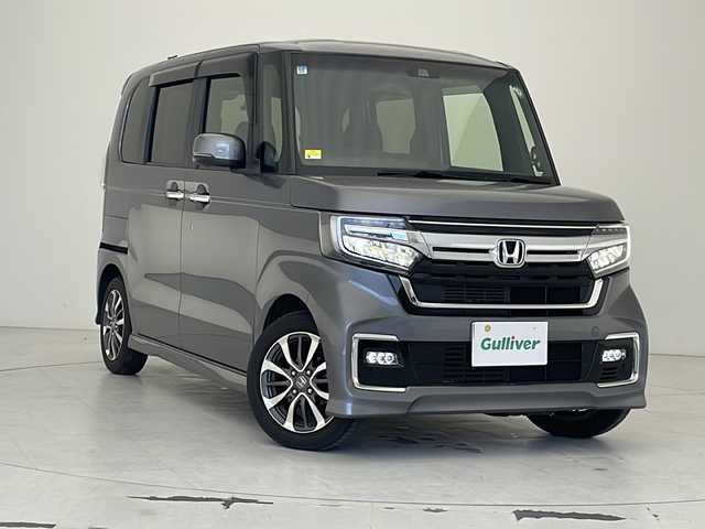 ホンダ Ｎ ＢＯＸ L 沖縄県 2021(令3)年 1.3万km シャイニンググレーM 純正ナビ(VXM-215Ci)/（CD　Bluetooth接続　USB）/バックカメラ/パワースライドドア/前後ドライブレコーダー/コーナーセンサー/レーダークルーズコントロール/ステアリングスイッチ/シートヒーター/LEDヘッドライト/オートライト/純正フロアマット/純正14インチアルミホイール/保証書/取扱説明書