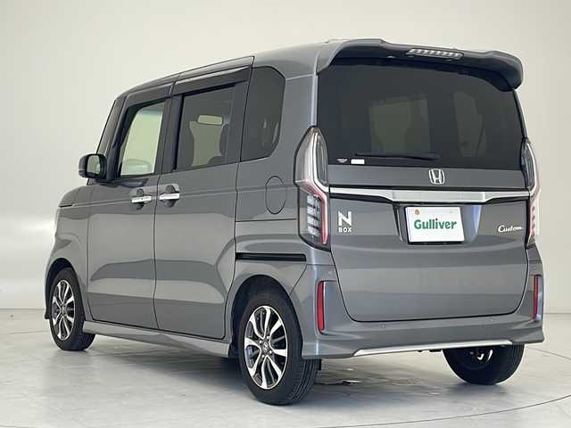 ホンダ Ｎ ＢＯＸ L 沖縄県 2021(令3)年 1.3万km シャイニンググレーM 純正ナビ(VXM-215Ci)/（CD　Bluetooth接続　USB）/バックカメラ/パワースライドドア/前後ドライブレコーダー/コーナーセンサー/レーダークルーズコントロール/ステアリングスイッチ/シートヒーター/LEDヘッドライト/オートライト/純正フロアマット/純正14インチアルミホイール/保証書/取扱説明書