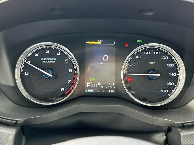 スバル フォレスター ハイブリッド アドバンス 島根県 2019(令1)年 7.1万km クリスタルホワイトP 純正8インチナビ/(AM/FM/CD/DVD/SD/Bluetooth)/フルセグTV/アイサイトVer.3/衝突軽減ブレーキ/レーンキープアシスト/レーダークルーズコントロール/アイサイトセイフティプラス/・スマートリヤビューミラー/・フロント＆サイドビューモニター/・スバルリヤビークルディテクション/ステアリング連動ヘッドライト/LEDヘッドライト/ルーフレール/マッドガード/ビルトインETC2.0/全席シートヒーター/ステアリングヒーター/純正18インチAW/スマートキー/スペアキー×1/プッシュスタート/純正フロアマット/ドアバイザー