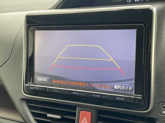 トヨタ エスクァイア Gi 沖縄県 2015(平27)年 6.5万km スパークリングブラックパールクリスタルシャイン 純正９型ナビ　【NSZT-Y64T】/　(フルセグTV Bluetooth CD/DVD)/バックカメラ/純正１１型フリップダウンモニター　/両側パワースライドドア　/ＬＥＤヘッドライト　/クルーズコントロール　/前席シートヒーター　/純正１５インチアルミホイール/プッシュスタート/スマートキー/スペアキー/純正フロアマット/ETC