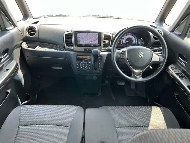 スズキ スペーシア カスタム Z 岡山県 2017(平29)年 5.8万km ブルーイッシュブラックパール3 メモリナビ　AVIC-RZ06/フルセグTV、CD、DVD、Bluetooth、AM、FM/片側パワースライドドア/ETC/シートヒーター/オートライト/スマートキー/プッシュスタート/フォグランプ