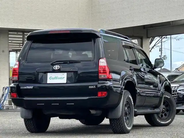 トヨタ ハイラックス サーフ SSR－X LTD 宮城県 2009(平21)年 16.2万km ブラック 純正ＨＤＤナビ（ワンセグＴＶ、ラジオ、ＢＴ、ＤＶＤ）//サンルーフ//ホワイトレターインセプションＡ/Ｔ//レアマイスターAW//純正フロアマット//ルーフレール//社外シートカバー//社外エンジンスターター//スペアタイヤ//ETC//１００V電源//バックカメラ//オートライト//センターデフロック//リモコンキー