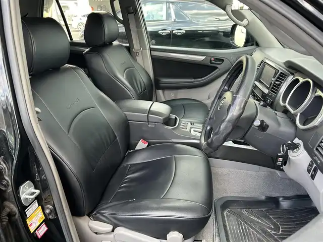 トヨタ ハイラックス サーフ SSR－X LTD 宮城県 2009(平21)年 16.2万km ブラック 純正ＨＤＤナビ（ワンセグＴＶ、ラジオ、ＢＴ、ＤＶＤ）//サンルーフ//ホワイトレターインセプションＡ/Ｔ//レアマイスターAW//純正フロアマット//ルーフレール//社外シートカバー//社外エンジンスターター//スペアタイヤ//ETC//１００V電源//バックカメラ//オートライト//センターデフロック//リモコンキー