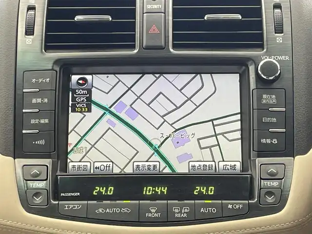 トヨタ クラウン ハイブリッド Lパッケージ 宮城県 2010(平22)年 12.7万km ホワイトパールクリスタルシャイン 純正メモリーナビ/（ＡＭ／ＦＭ／ＣＤ／ＤＶＤ）　/フルセグテレビ　/クルーズコントロール　/横滑り防止装置　/前席パワーシート　/スマートキー　/プッシュスタート　/ＥＴＣ