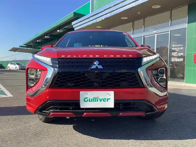 三菱 エクリプス クロス ＰＨＥＶ P 奈良県 2021(令3)年 9.2万km レッドダイヤモンド ワンオーナー/純正メモリーナビ(BT・フルセグ)/全方位カメラ/前後ドライブレコーダー/クルーズコントロール/パワーシート/シートヒーター/ハンドルスイッチ/パドルシフト/ヘッドアップディスプレイ/ハーフレザーシート/ETC/純正１８インチアルミ/スマートキー２個/充電ケーブル有り