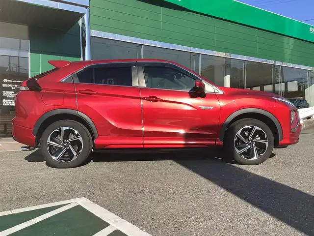 三菱 エクリプス クロス ＰＨＥＶ P 奈良県 2021(令3)年 9.2万km レッドダイヤモンド ワンオーナー/純正メモリーナビ(BT・フルセグ)/全方位カメラ/前後ドライブレコーダー/クルーズコントロール/パワーシート/シートヒーター/ハンドルスイッチ/パドルシフト/ヘッドアップディスプレイ/ハーフレザーシート/ETC/純正１８インチアルミ/スマートキー２個/充電ケーブル有り