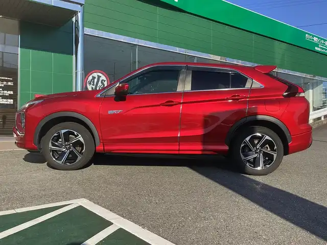 三菱 エクリプス クロス ＰＨＥＶ P 奈良県 2021(令3)年 9.2万km レッドダイヤモンド ワンオーナー/純正メモリーナビ(BT・フルセグ)/全方位カメラ/前後ドライブレコーダー/クルーズコントロール/パワーシート/シートヒーター/ハンドルスイッチ/パドルシフト/ヘッドアップディスプレイ/ハーフレザーシート/ETC/純正１８インチアルミ/スマートキー２個/充電ケーブル有り
