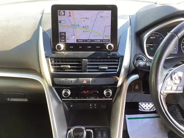 三菱 エクリプス クロス ＰＨＥＶ P 奈良県 2021(令3)年 9.2万km レッドダイヤモンド ワンオーナー/純正メモリーナビ(BT・フルセグ)/全方位カメラ/前後ドライブレコーダー/クルーズコントロール/パワーシート/シートヒーター/ハンドルスイッチ/パドルシフト/ヘッドアップディスプレイ/ハーフレザーシート/ETC/純正１８インチアルミ/スマートキー２個/充電ケーブル有り