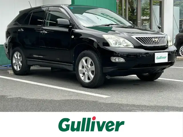 トヨタ ハリアー 240G 京都府 2009(平21)年 4.8万km ブラック 純正ナビ/禁煙車/バックカメラ/純正アルミ/ドラレコ/ETC