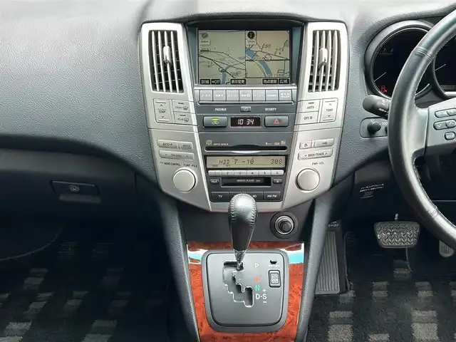 トヨタ ハリアー 240G 京都府 2009(平21)年 4.8万km ブラック 純正ナビ/禁煙車/バックカメラ/純正アルミ/ドラレコ/ETC